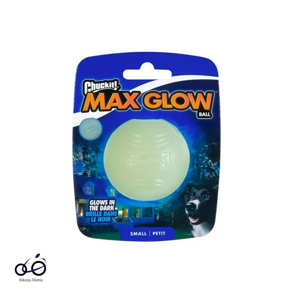 ! Max Glow Gece Parlayan Oyun Topu Köpek Oyuncağı Küçük Boy