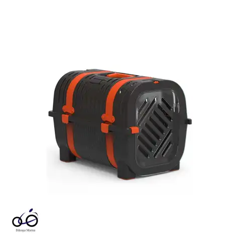 Kahverengi-Turucu Kemer Detaylı Kedi ve Köpek Taşıma Çantası